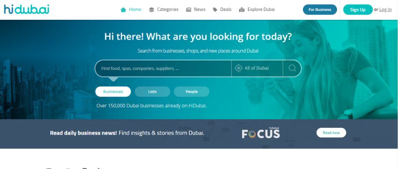 Dubai Business Listing Sites - HiDubai
