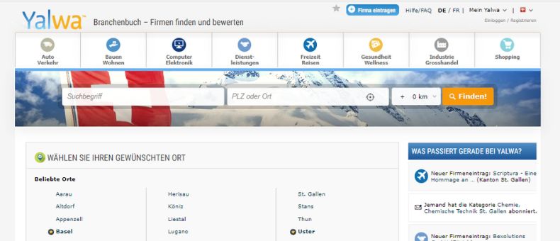 Switzerland Business Listing Sites - Yalwa